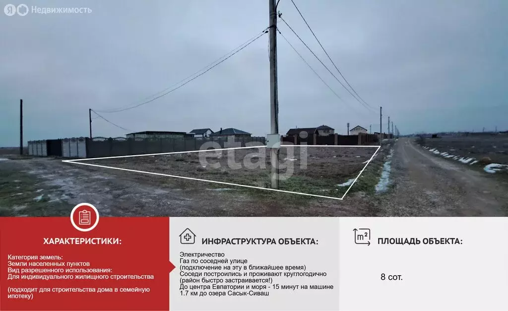 Участок в Каменоломня, Сиреневая улица (8.02 м) - Фото 2