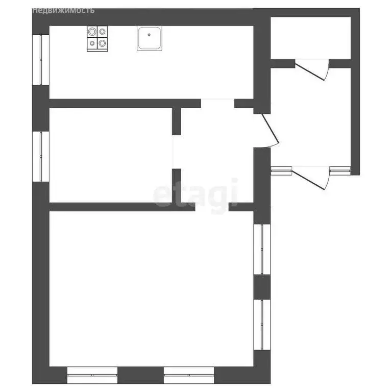 Дом в Троицк, улица имени В.С. Русяева (44.8 м) - Фото 1