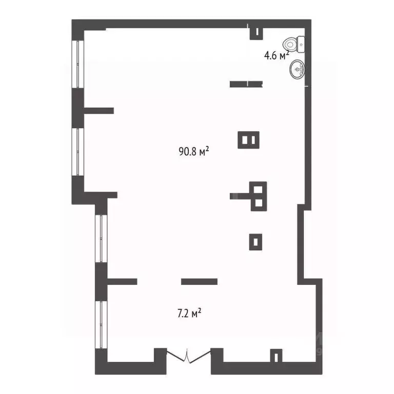 Помещение свободного назначения в Тюменская область, Тюменский ... - Фото 2