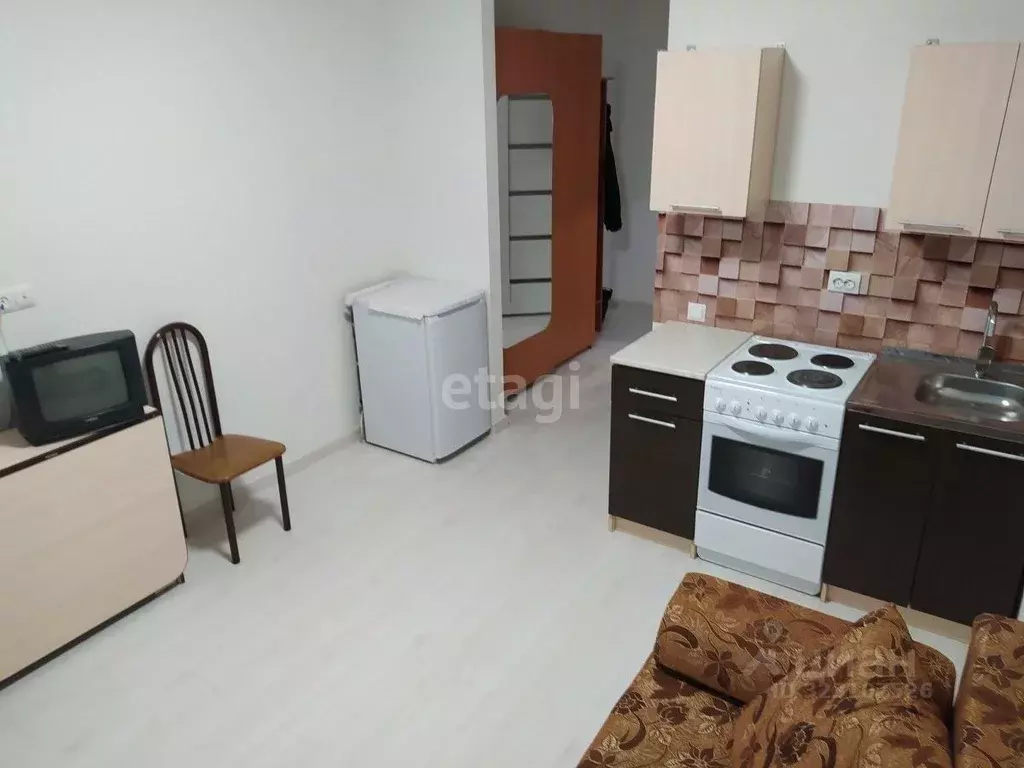 Студия Тюменская область, Тюмень ул. Алматинская, 6 (20.0 м) - Фото 1