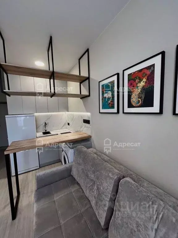 Студия Волгоградская область, Волгоград ул. Канунникова, 11 (15.0 м) - Фото 2