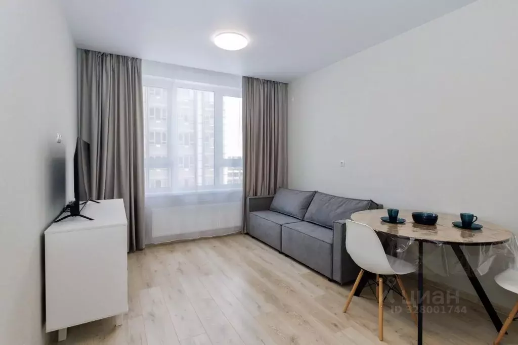 Студия Тюменская область, Тюмень ул. Вадима Бованенко, 7 (24.1 м) - Фото 2