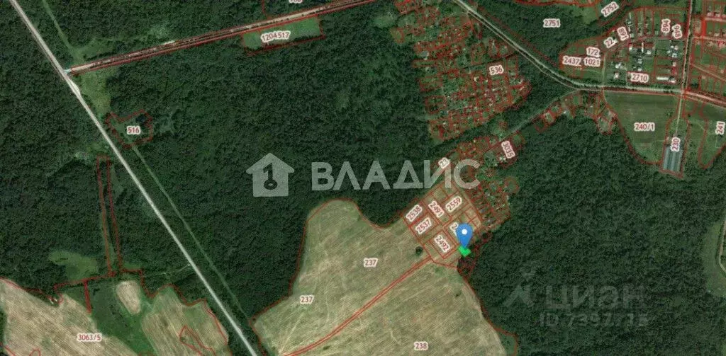 Участок в Вологодская область, пос. Васильевское  (12.5 сот.) - Фото 1