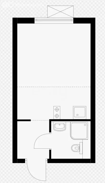 Квартира-студия: Барнаул, улица Крупской, 118 (19 м) - Фото 1