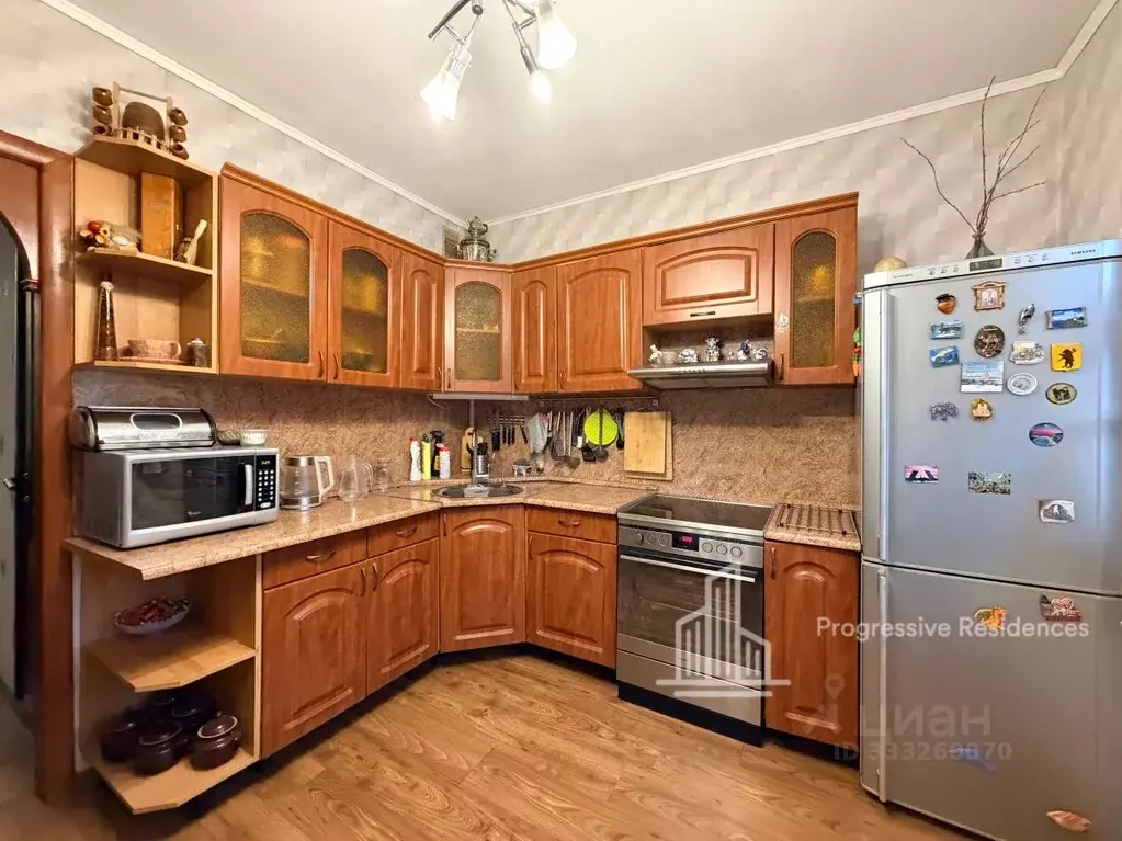3-к кв. Москва ул. Кадырова, 4 (78.3 м) - Фото 1