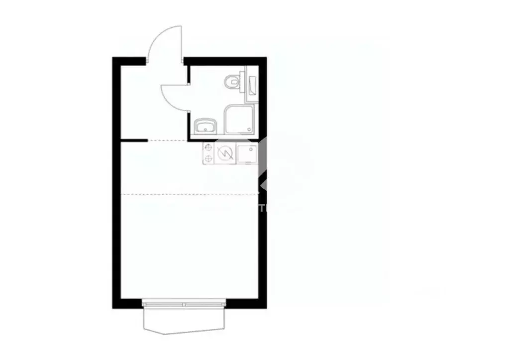 Студия Новосибирская область, Новосибирск Сухарная ул., 107/1 (28.1 м) - Фото 2
