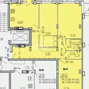 3-к кв. Курская область, Курск ул. 2-я Агрегатная, 57 (95.0 м) - Фото 1