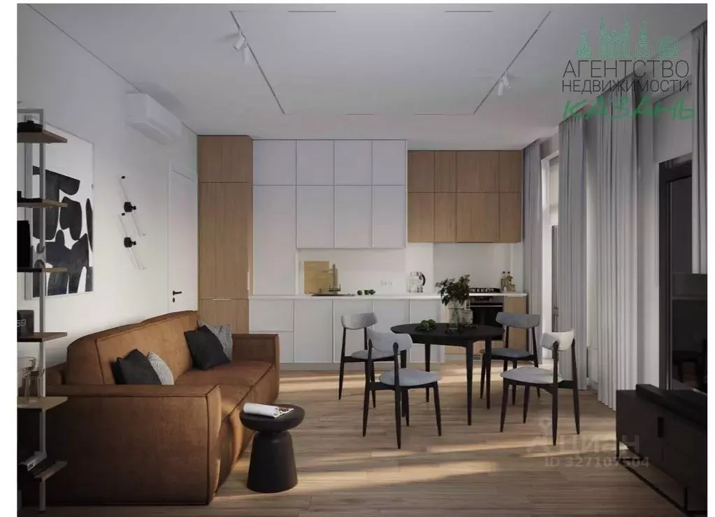 3-к кв. Татарстан, Казань ул. Шаляпина, 32 (75.0 м) - Фото 1