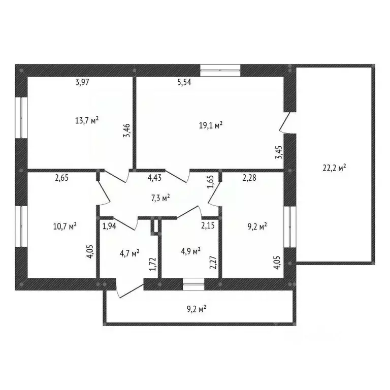 Дом в Башкортостан, Уфимский район, Русско-Юрмашский сельсовет, с. ... - Фото 2