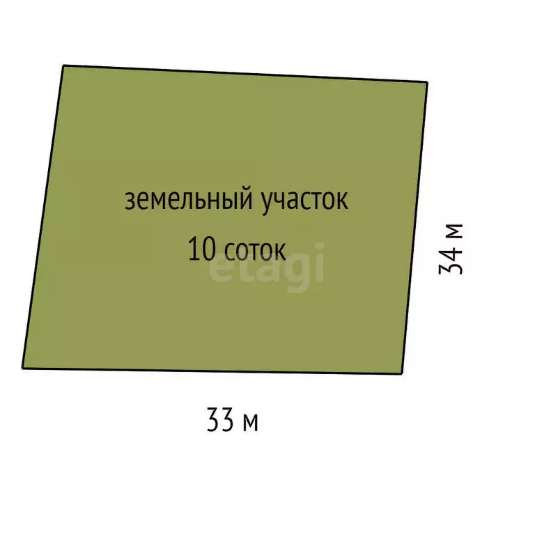 Участок в село Октябрьское, Нагорная улица (10 м) - Фото 1