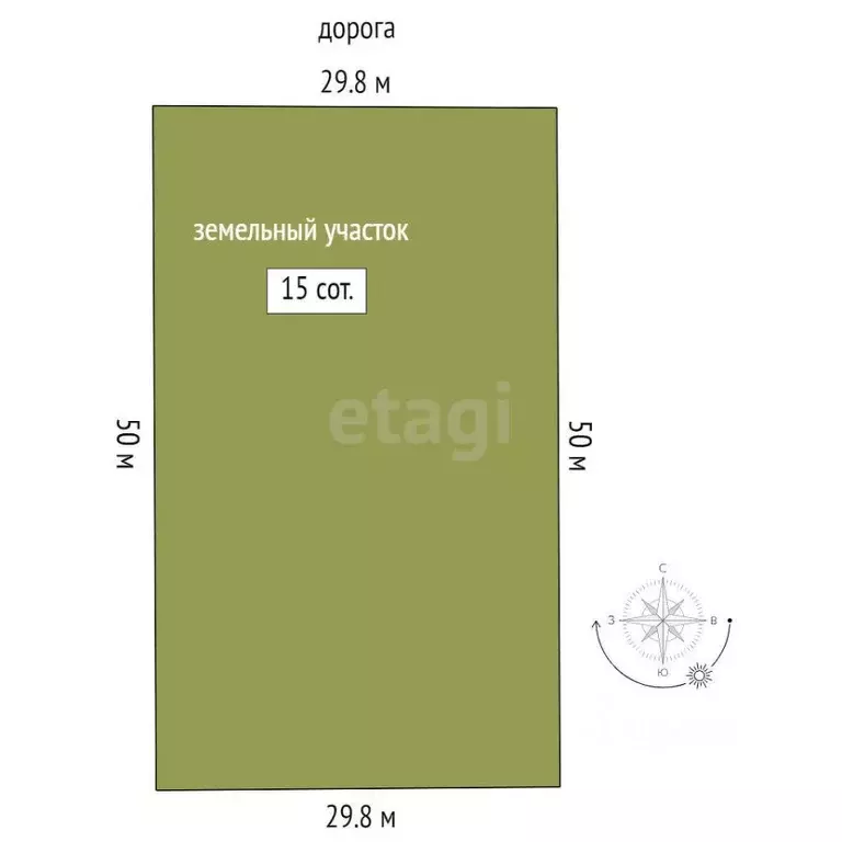 Участок в Тюменская область, Тюменский муниципальный округ, д. ... - Фото 2