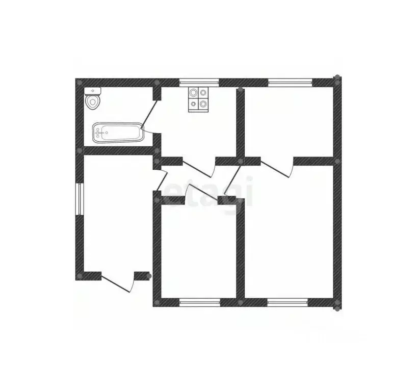 Дом в Белгородская область, Вейделевский район, с. Николаевка ул. ... - Фото 2