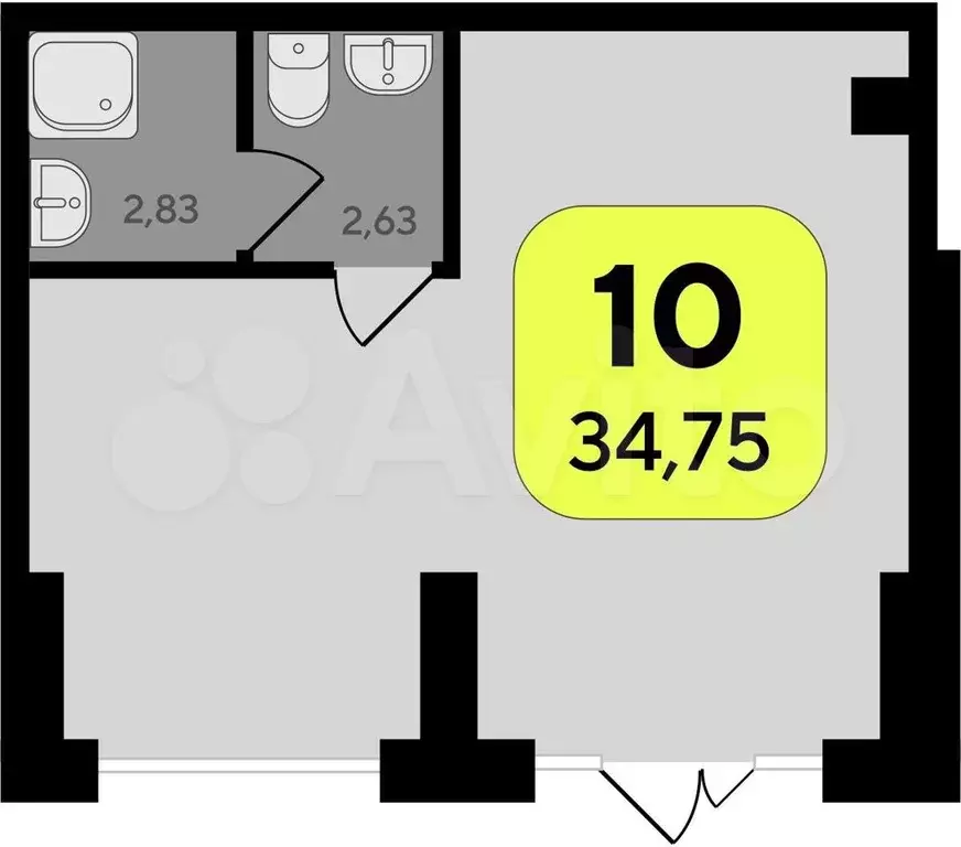 Продается офисное помещение площадью 34.75 кв.м - Фото 0