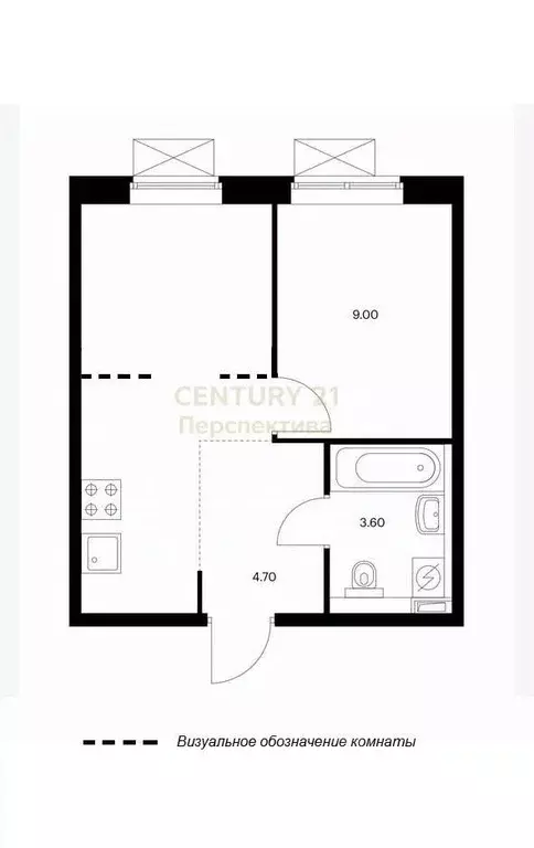 2-к кв. Московская область, Люберцы ул. Летчика Ларюшина, 6 (32.0 м) - Фото 2