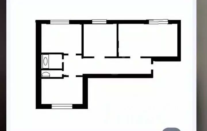 3-к кв. Смоленская область, Ярцево просп. Металлургов, 56 (64.3 м) - Фото 2