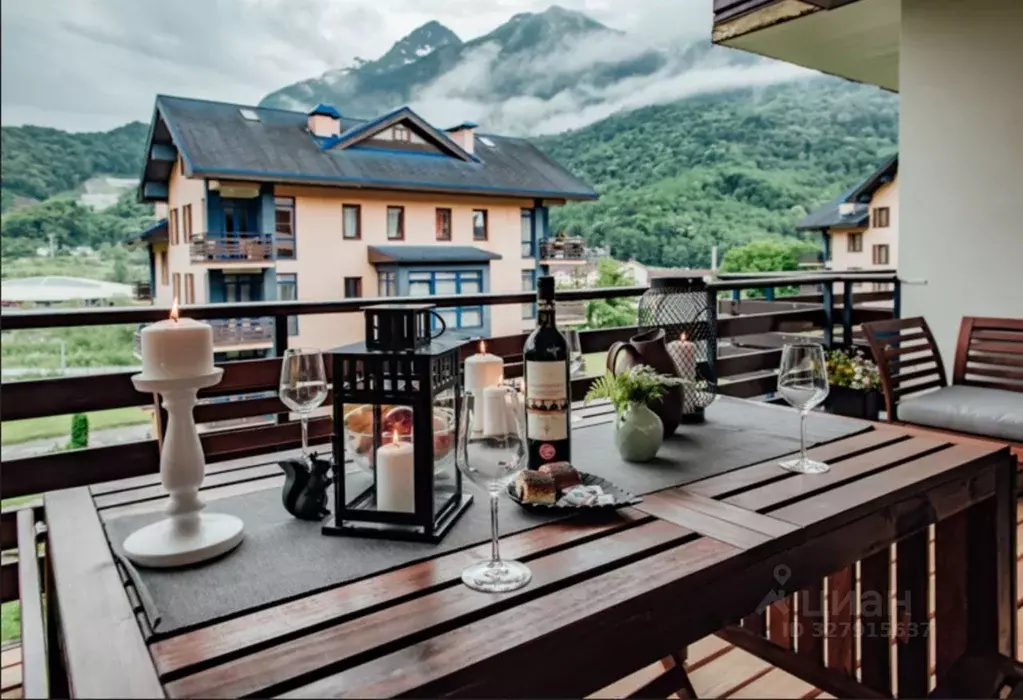 2-к кв. Краснодарский край, Сочи Красная Поляна пгт, ул. Защитников ... - Фото 2