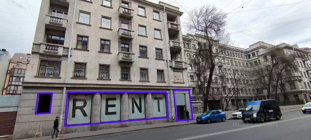 Торговая площадь в Санкт-Петербург 8-я Советская ул., 6-8 (253 м) - Фото 2