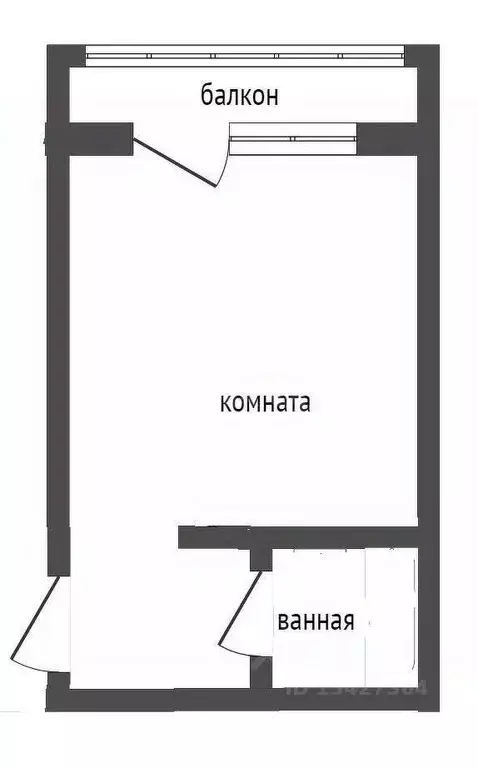 Студия Курганская область, Курган Заозерный жилрайон, 1-й мкр, ул. ... - Фото 2