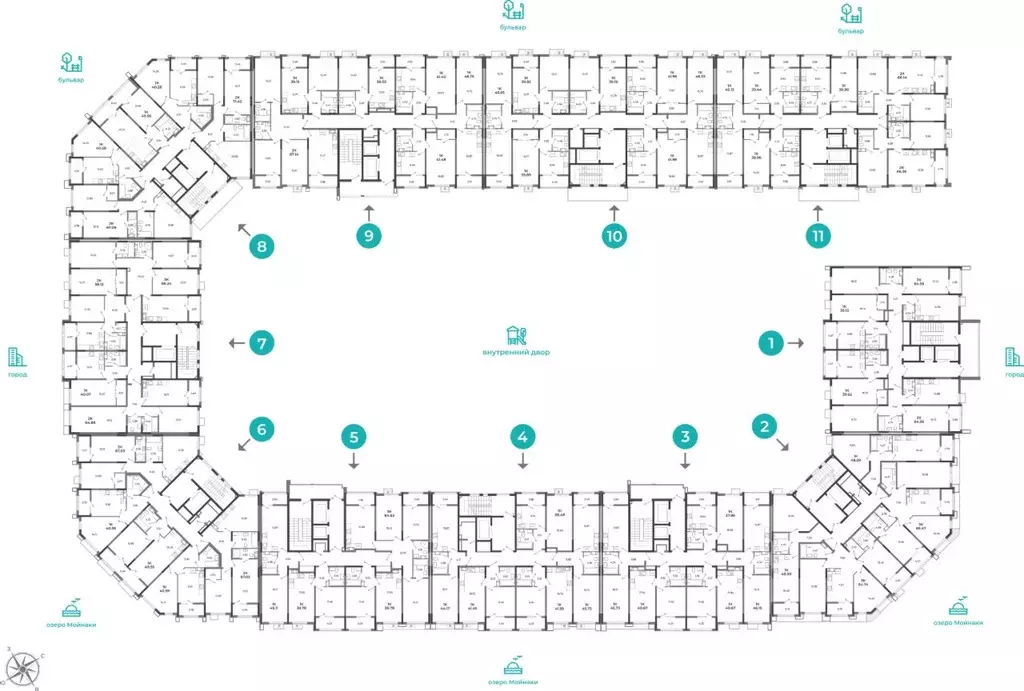 1-к кв. Крым, Евпатория  (45.73 м) - Фото 2