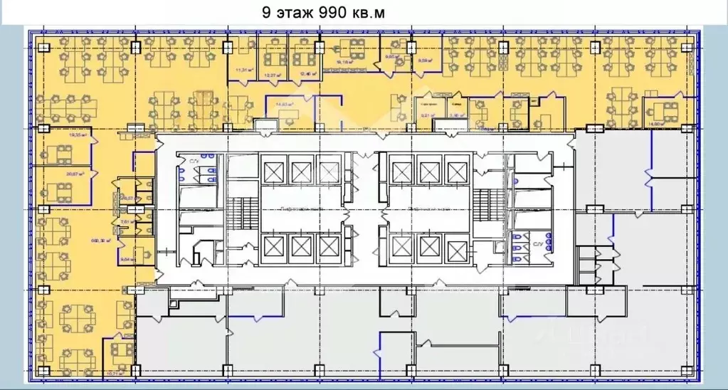 Помещение свободного назначения в Москва Профсоюзная ул., 65к1 (990 м) - Фото 2