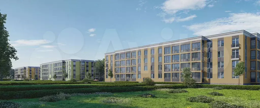 2-к. квартира, 54,5 м, 4/4 эт. - Фото 0