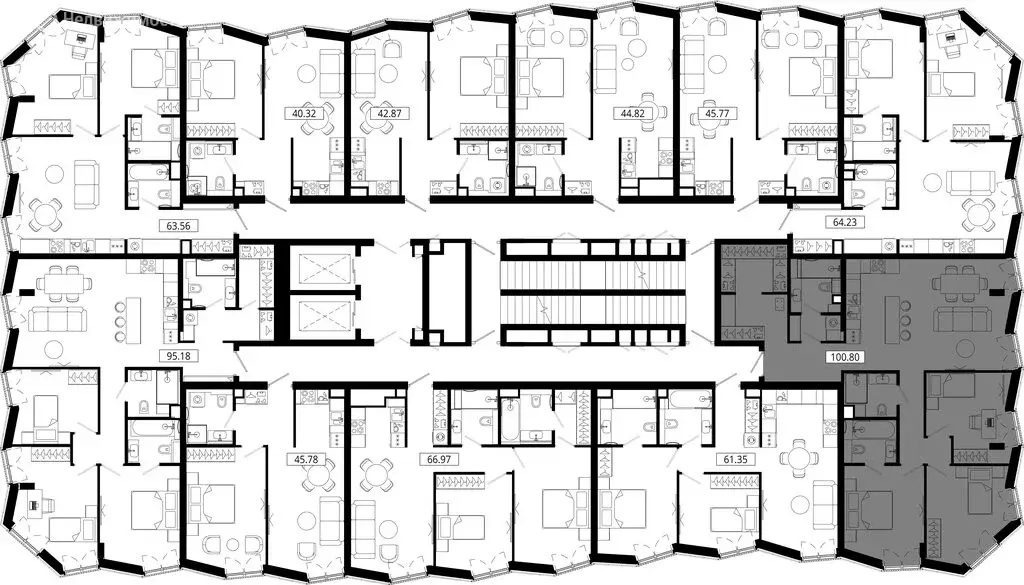 3-комнатная квартира: Москва, 4-я улица Марьиной Рощи, 12к2 (103.63 м) - Фото 1