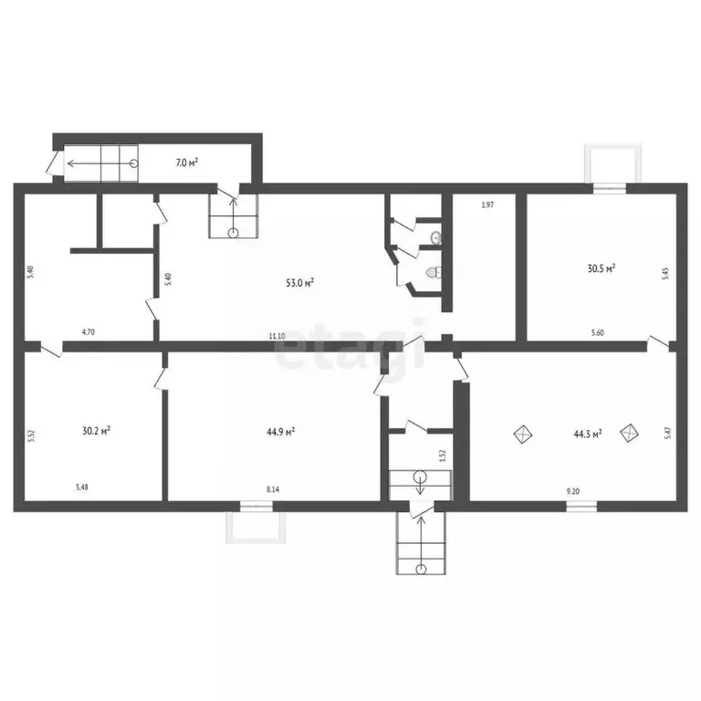 Торговая площадь в Владимирская область, Муром ул. Куликова, 2 (86 м) - Фото 1