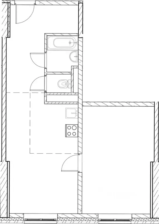 2-к кв. Московская область, Дмитровский муниципальный округ, д. ... - Фото 1