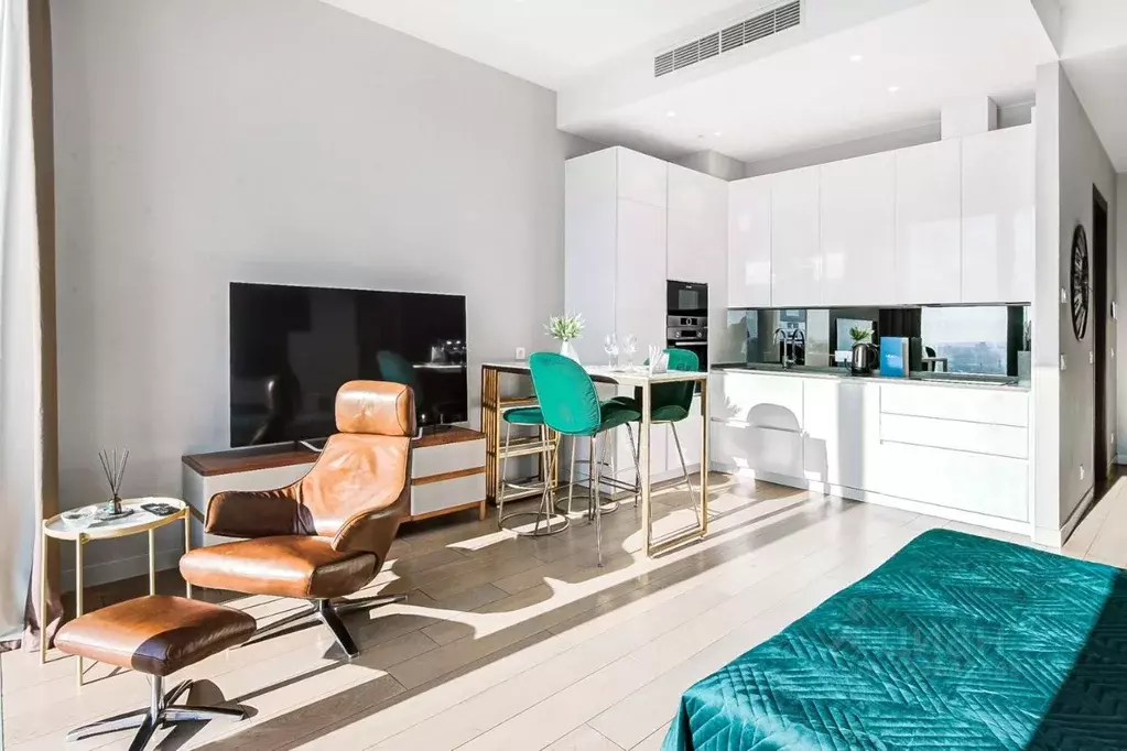 1-к кв. Москва 1-й Красногвардейский проезд, 22с2 (45.0 м) - Фото 2