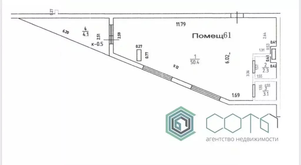 2-к кв. Калининградская область, Светлогорск ул. Ленина, 15 (64.0 м) - Фото 2