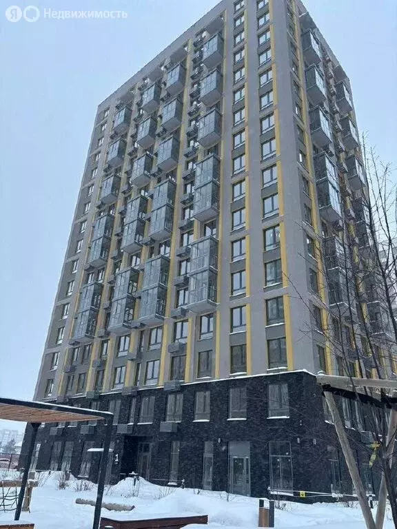 Квартира-студия: Тюмень, улица Юрия Рогачева, 11к1 (24.2 м) - Фото 1