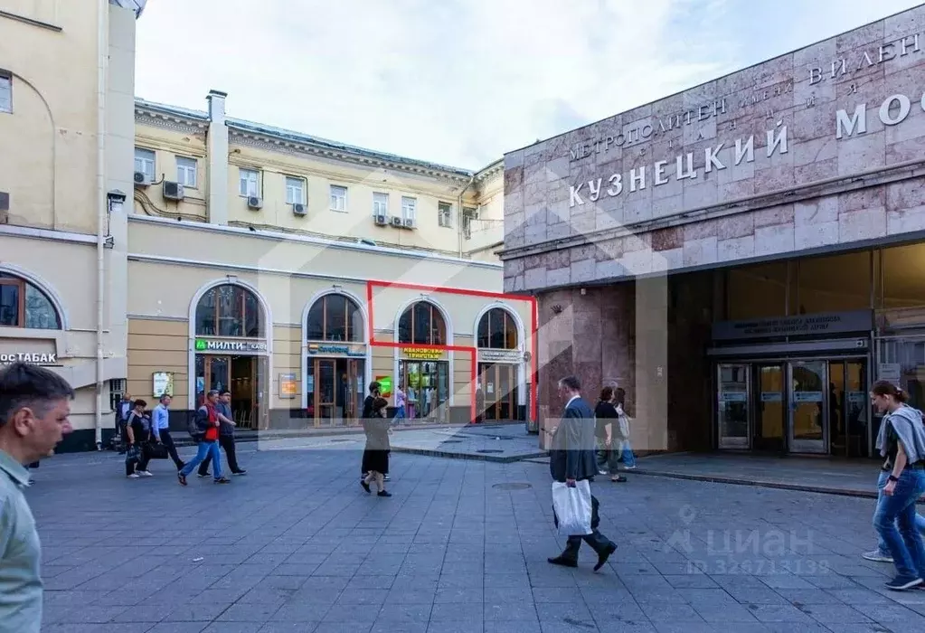 Помещение свободного назначения в Москва ул. Кузнецкий Мост, 22с4 (119 ... - Фото 1