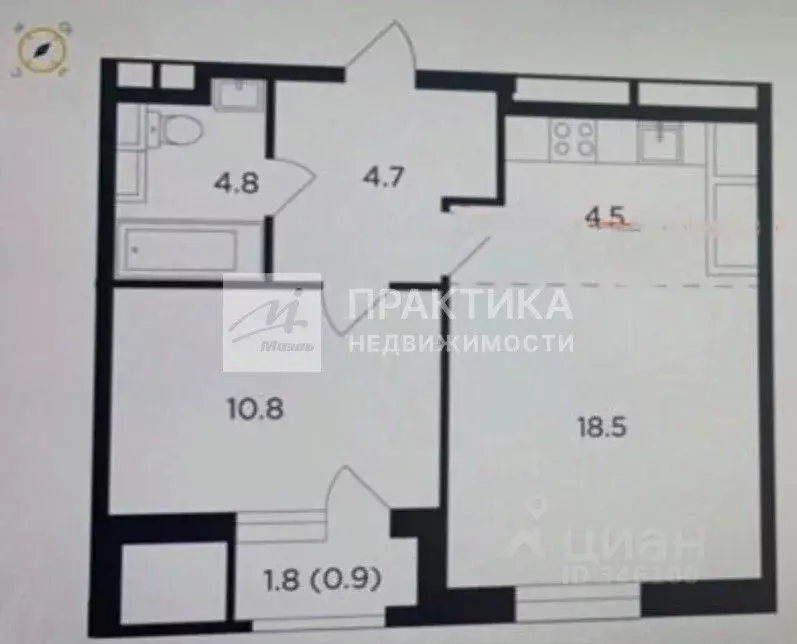 2-к кв. Москва Филатов Луг жилой комплекс, ул. Картмазовские Пруды, ... - Фото 2