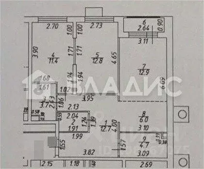 3-к кв. Московская область, Ленинский городской округ, пос. Развилка ... - Фото 2