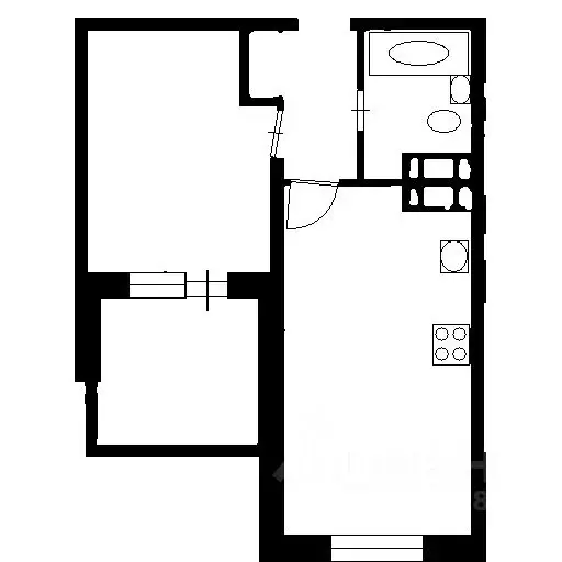 1-к кв. Санкт-Петербург ул. Плесецкая, 10 (36.0 м) - Фото 1