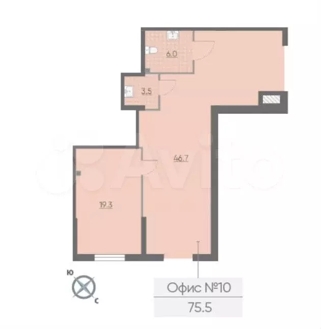 Продажа помещения свободного назначения 73 м2 - Фото 0