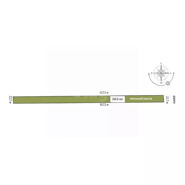 Участок в Крым, Советский район, Ильичевское с/пос, с. Надежда ул. ... - Фото 2