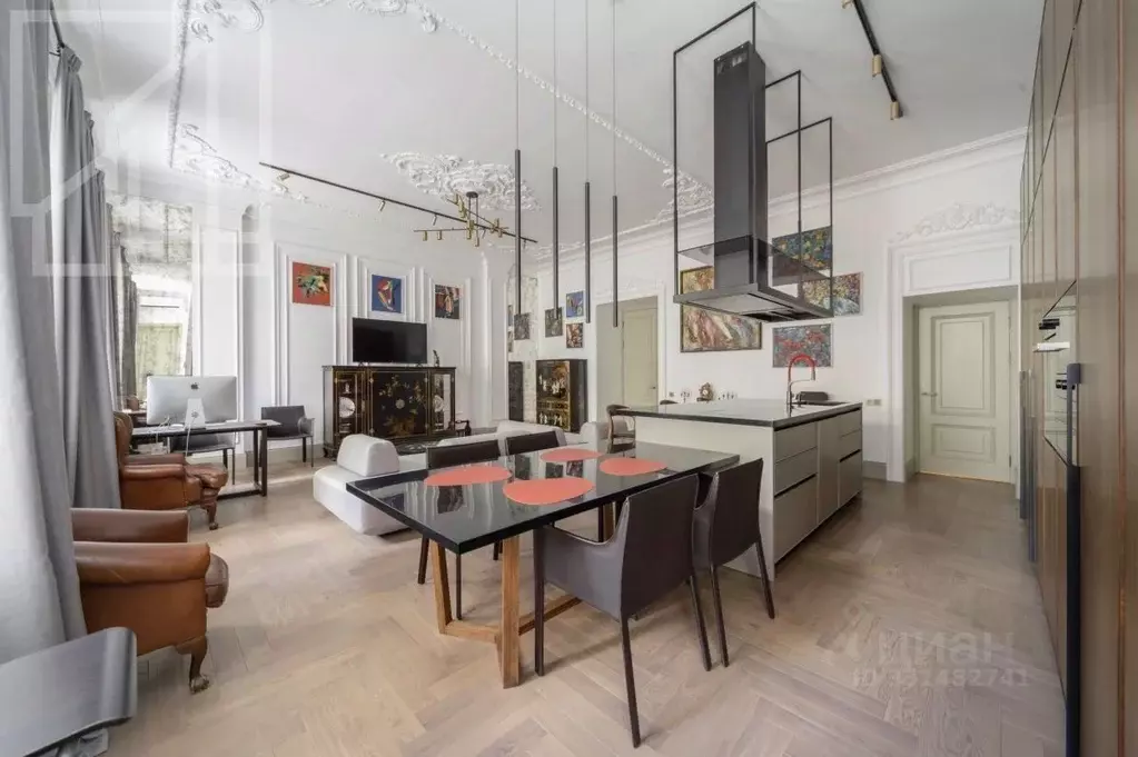 5-к кв. Москва ул. Остоженка, 7С1 (165.0 м) - Фото 2