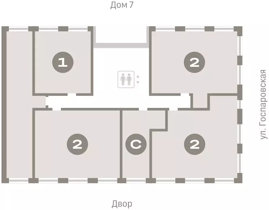1-комнатная квартира: Тюмень, Причальная улица, 7 (43.29 м) - Фото 1