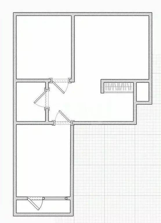 3-к кв. Тульская область, Тула ул. Пузакова, 66 (65.0 м) - Фото 2