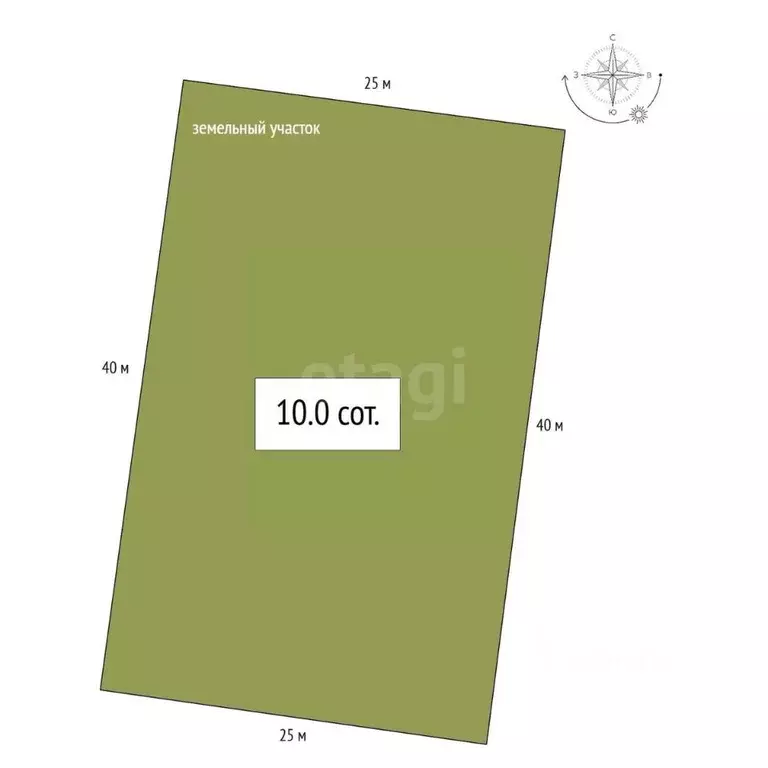 Участок в Алтай, Майминский район, с. Кызыл-Озек ул. Радужная (10.0 ... - Фото 2