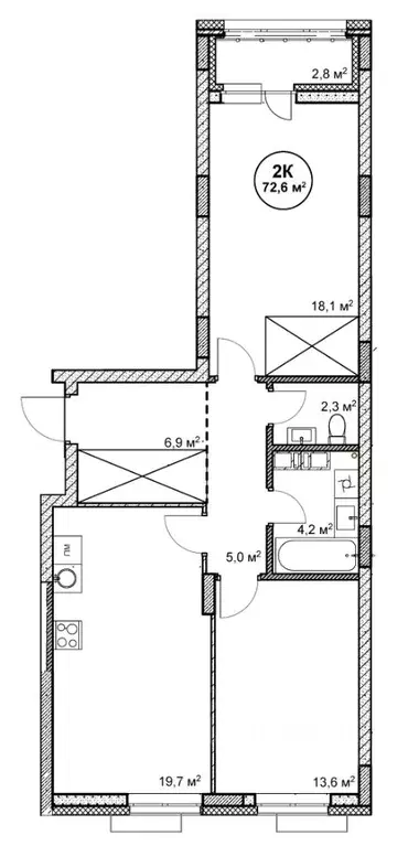 2-к кв. Нижегородская область, Нижний Новгород пос. Cовхоза Цветы,  ... - Фото 1