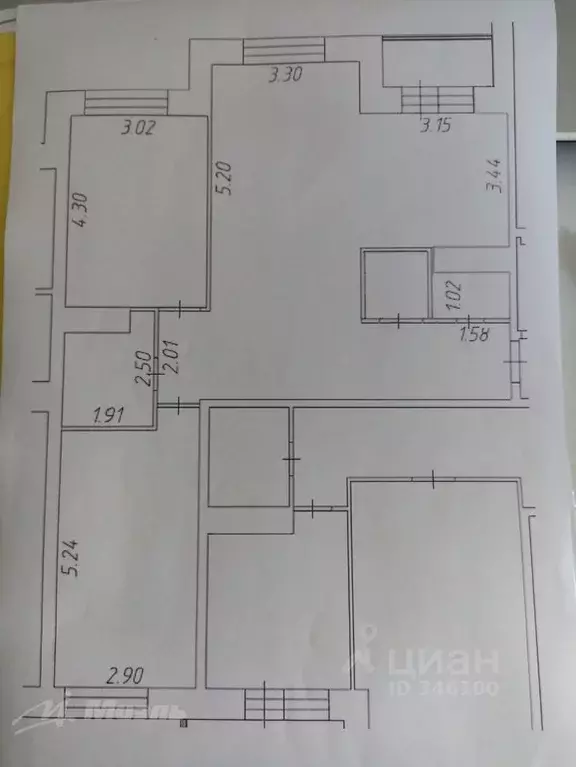 3-к кв. Московская область, Солнечногорск городской округ, Поварово ... - Фото 2