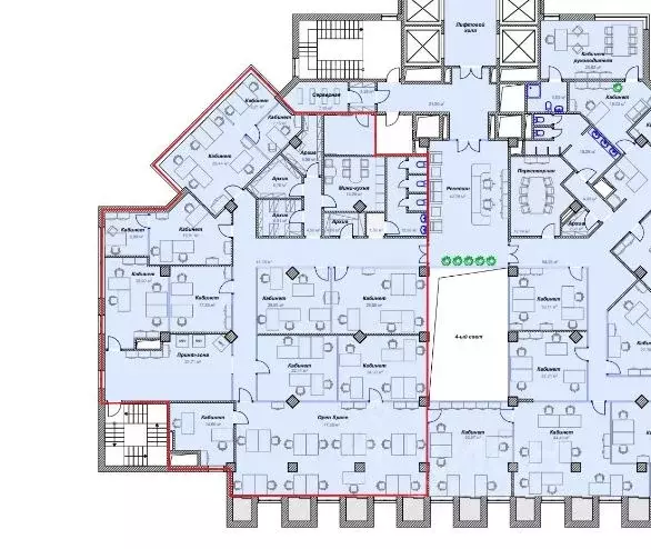 Офис в Москва Брянская ул., 5 (522 м) - Фото 2