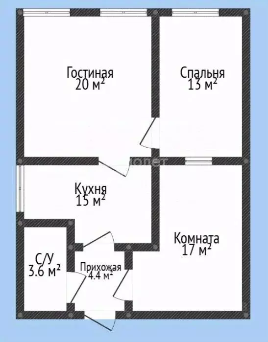 3-к кв. Дагестан, Махачкала ул. Заманова, 4 (73.0 м) - Фото 1