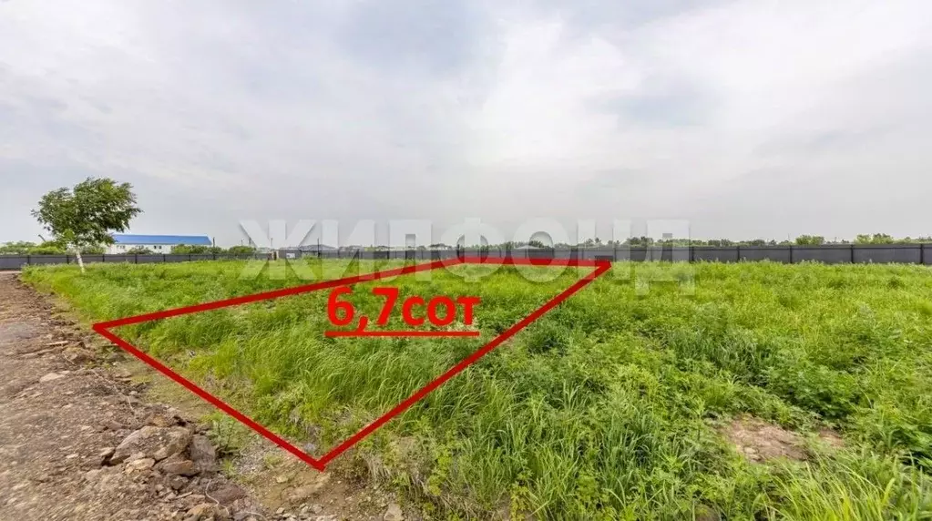 Участок в Хабаровский край, Хабаровский район, Тополевское с/пос, с. ... - Фото 1