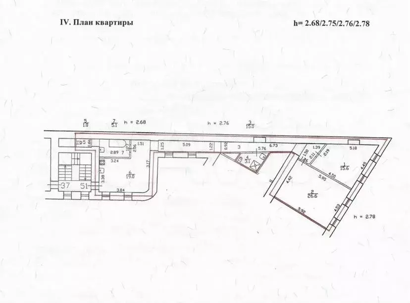 2-к. квартира, 85,4м, 2/5эт. - Фото 1