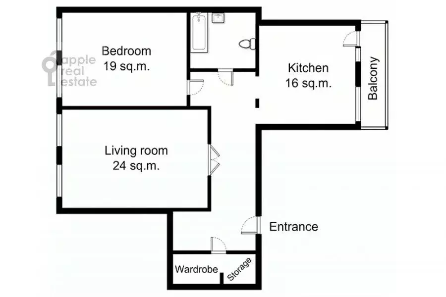 2-к кв. Москва Тверская ул., 6С1 (86.0 м) - Фото 1