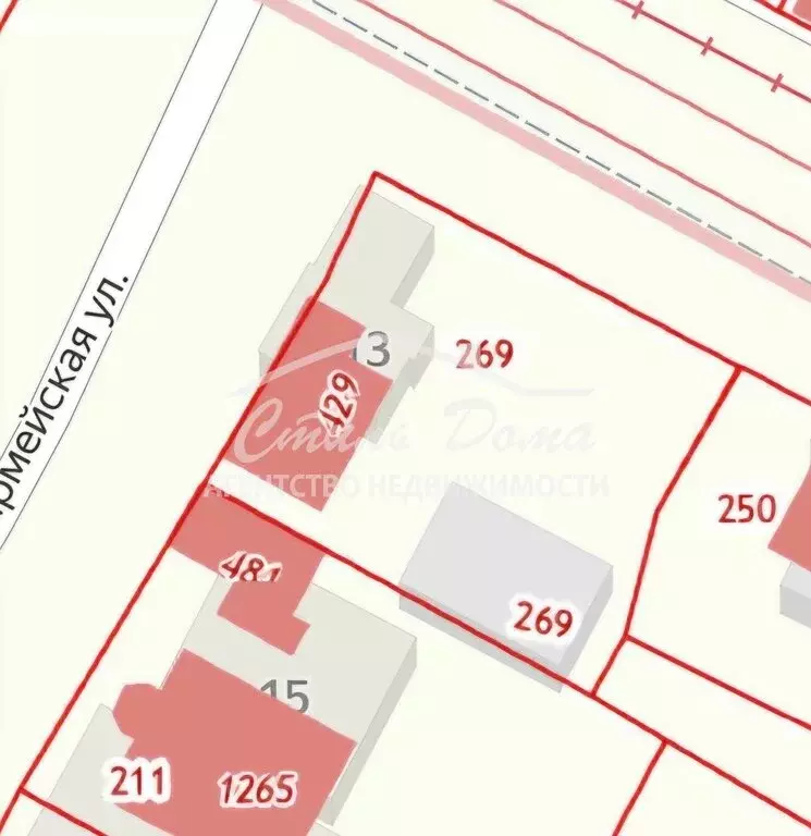 Участок в Волгоград, Красноармейская улица, 13 (4.8 м) - Фото 1