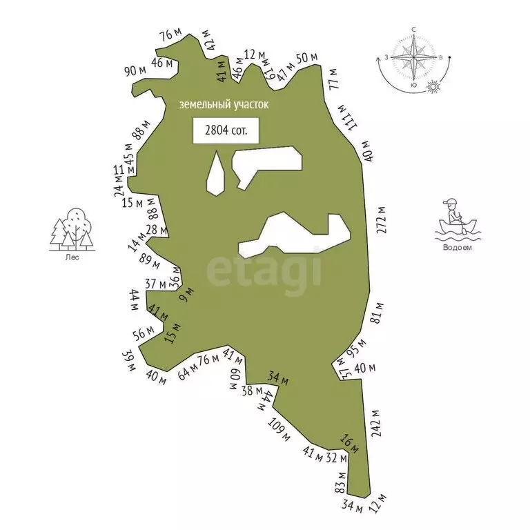 Участок в Вологодская область, Кирилловский муниципальный округ, ... - Фото 1